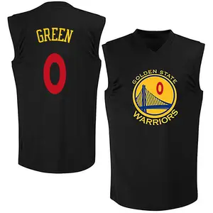 Men's JaMychal Green Golden State Warriors Nike Swingman Gold Black New Fashion Jersey