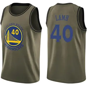 Youth Anthony Lamb Golden State Warriors Nike Swingman Gold Green Salute to Service Jersey