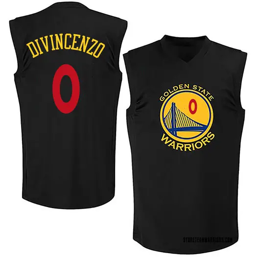 Youth Donte DiVincenzo Golden State Warriors Nike Swingman Gold Black New Fashion Jersey