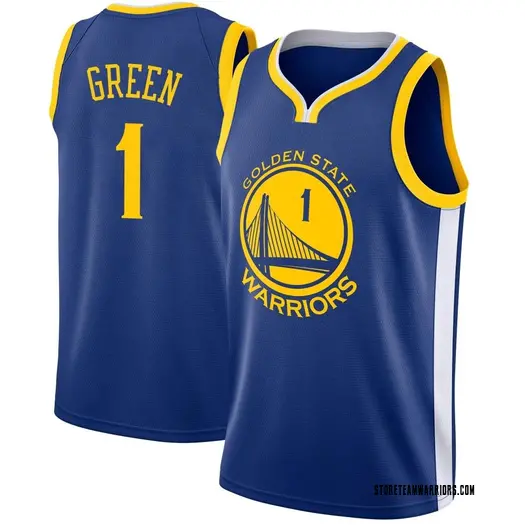 Youth JaMychal Green Golden State Warriors Nike Swingman Blue Jersey - Icon Edition