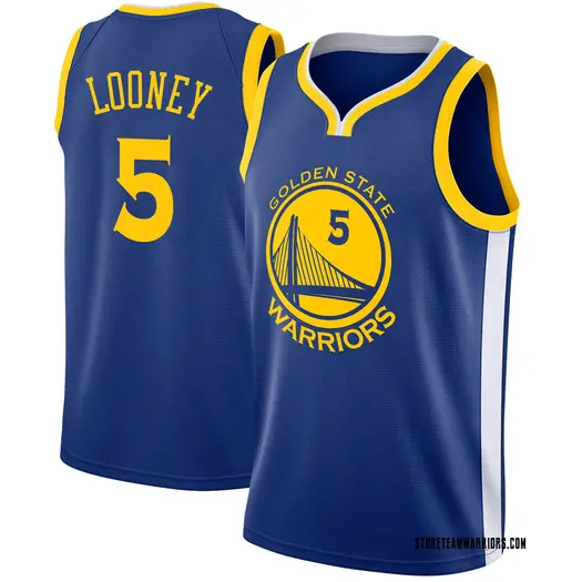Youth Kevon Looney Golden State Warriors Nike Swingman Blue Jersey - Icon Edition