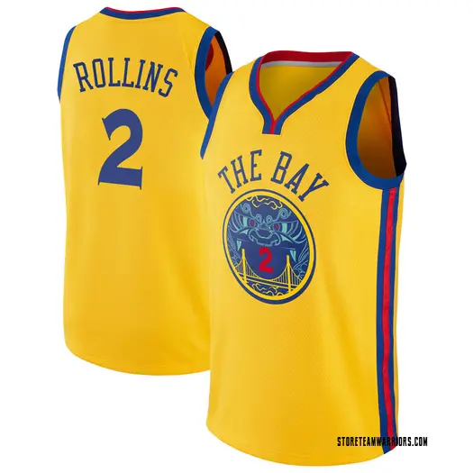 Youth Ryan Rollins Golden State Warriors Nike Swingman Gold Jersey - City Edition