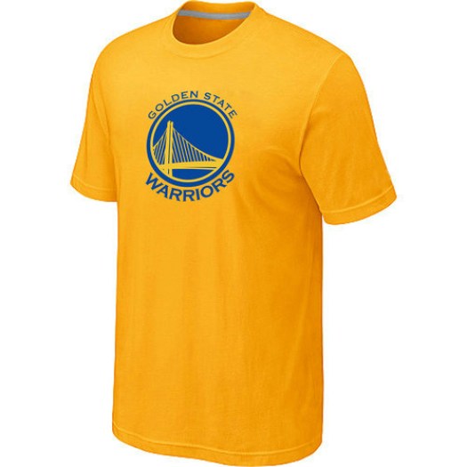 Men's Golden State Warriors Gold Big & Tall Primary Logo T-Shirt - Yellow